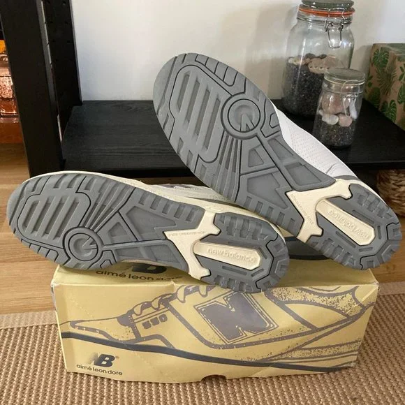 AIME LEON DORE NEW BALANCE 550 SILVER - Picture 2 of 4